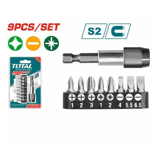 Total tools 9PCS Screwdriver Bits Set