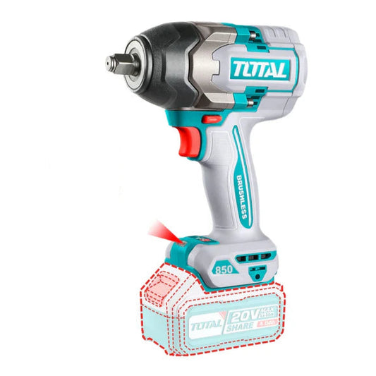 Total Tools-Impact Wrench-800nm-cordless-20v