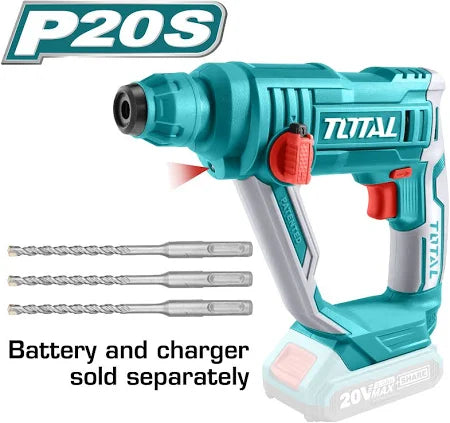 Total tools-Rotary Hammer Drill-Cordless-SDS-20v-with drill bit