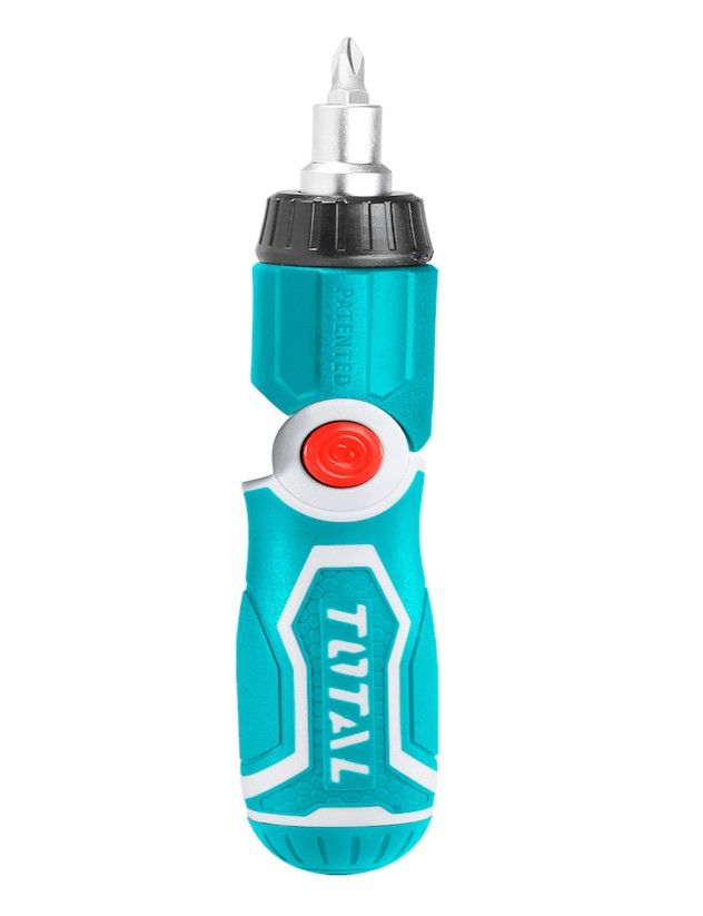 Total tools-13 piece set- ratchet screw driver-front