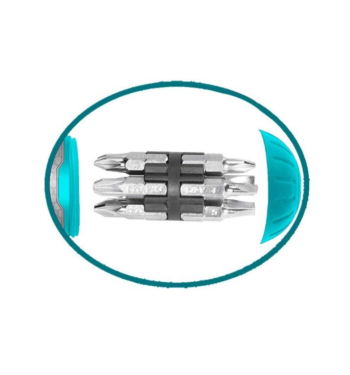 Total tools-13 pieace set- ratchet screw driver-bit set