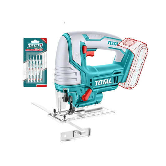 Total Tools-Jig Saw-cordless-20v- with Jig saw Blades