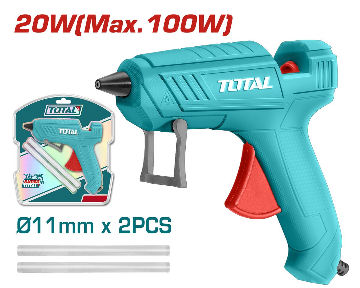 Total Tools-Glue Gun front with packaging