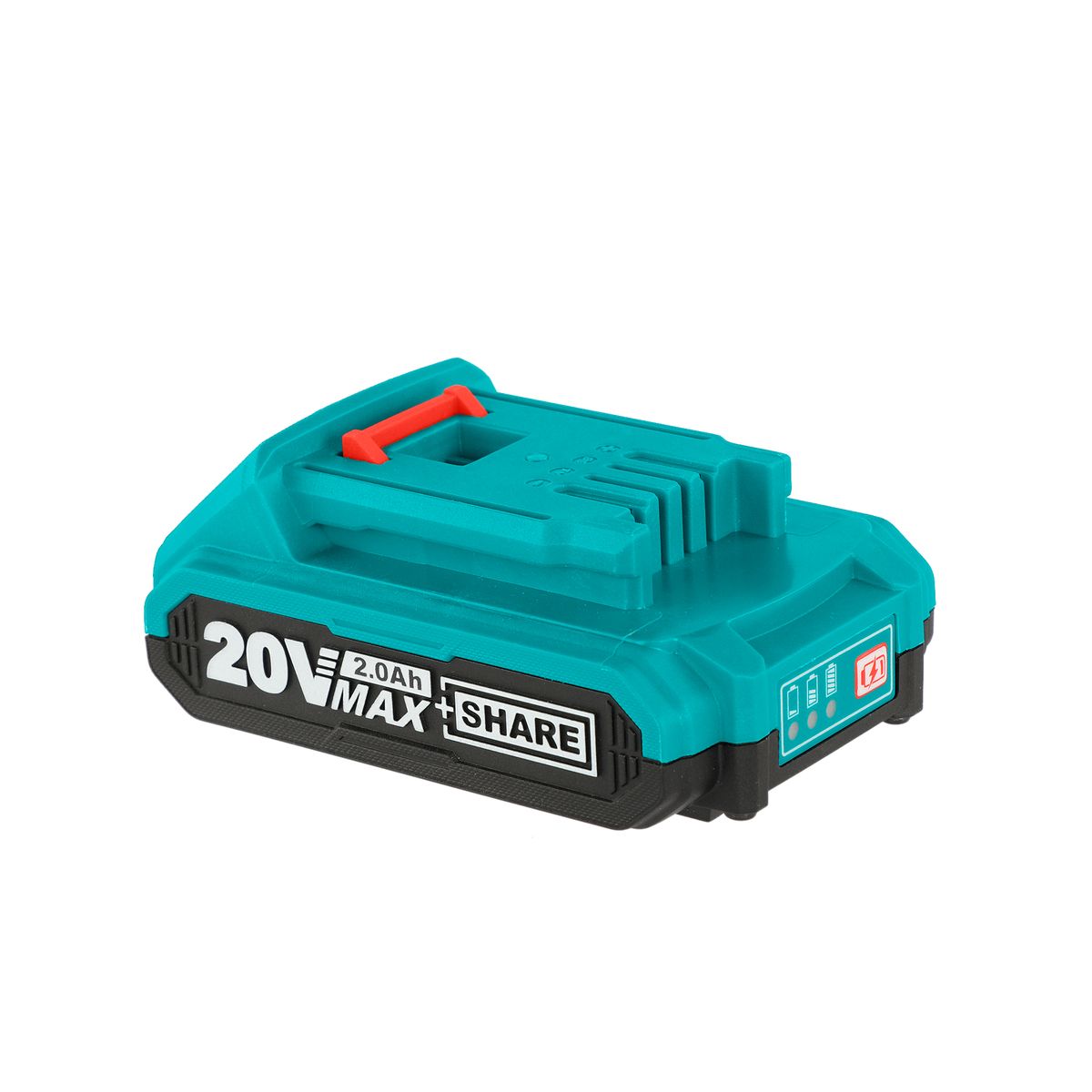 Total Tools-Lithium ion-20v-2ah-battery pack-side